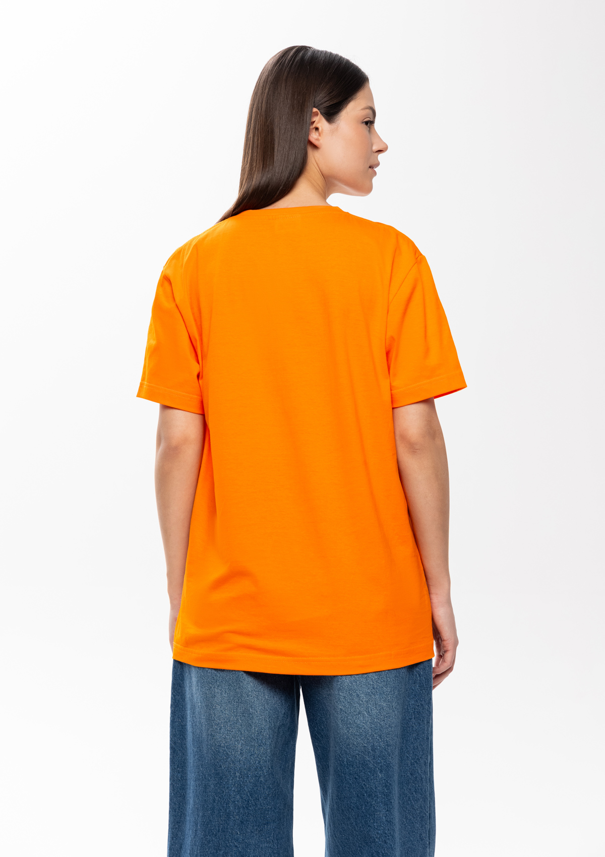 Футболка унисекс без бокового шва STAN хлопок 160, 02, Оранжевый,  (28/1)  (60-62/5XL)