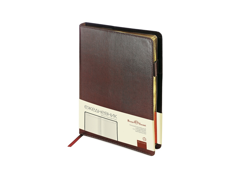 Ежедневник полудатированный портфолио А5 Profy с логотипом Bruno Visconti | Print Logo