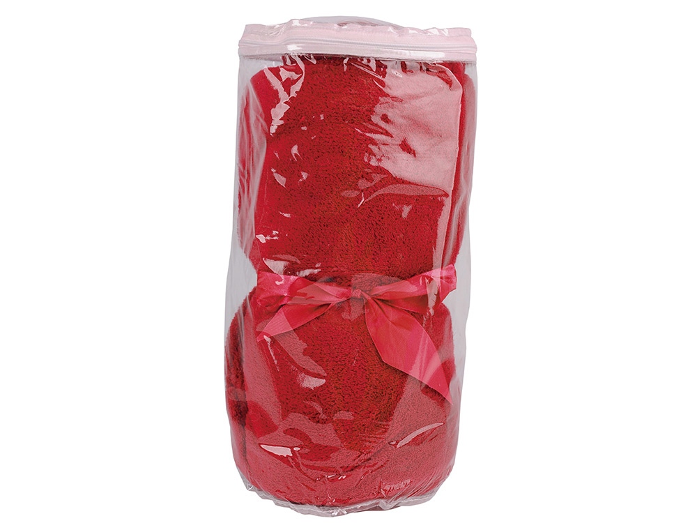 Плед в чехле Уют, красный