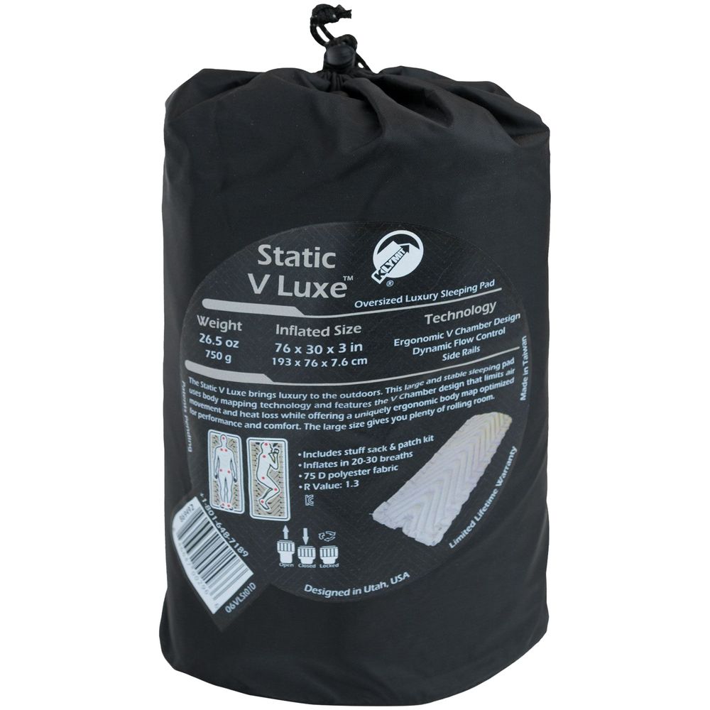 Надувной коврик Static V Luxe фото на сайте Print Logo.