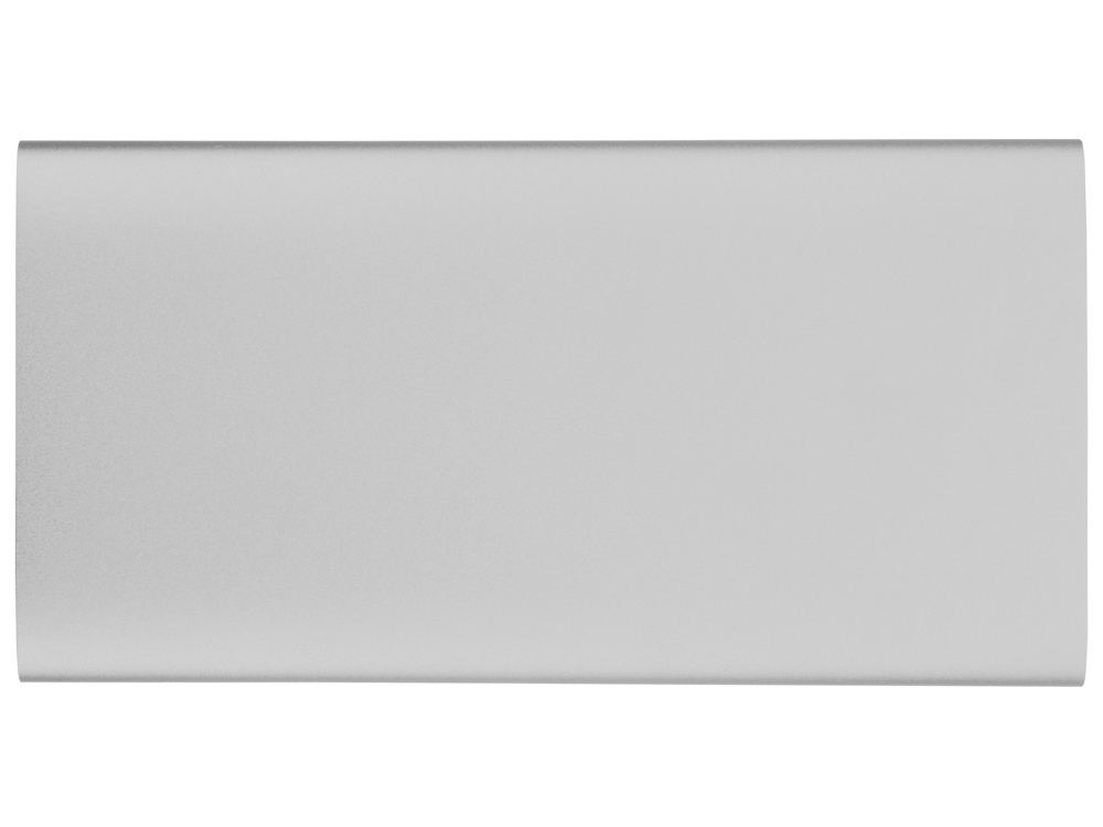 Портативное зарядное устройство Джет с 2-мя USB-портами, 8000 mAh, серебристый