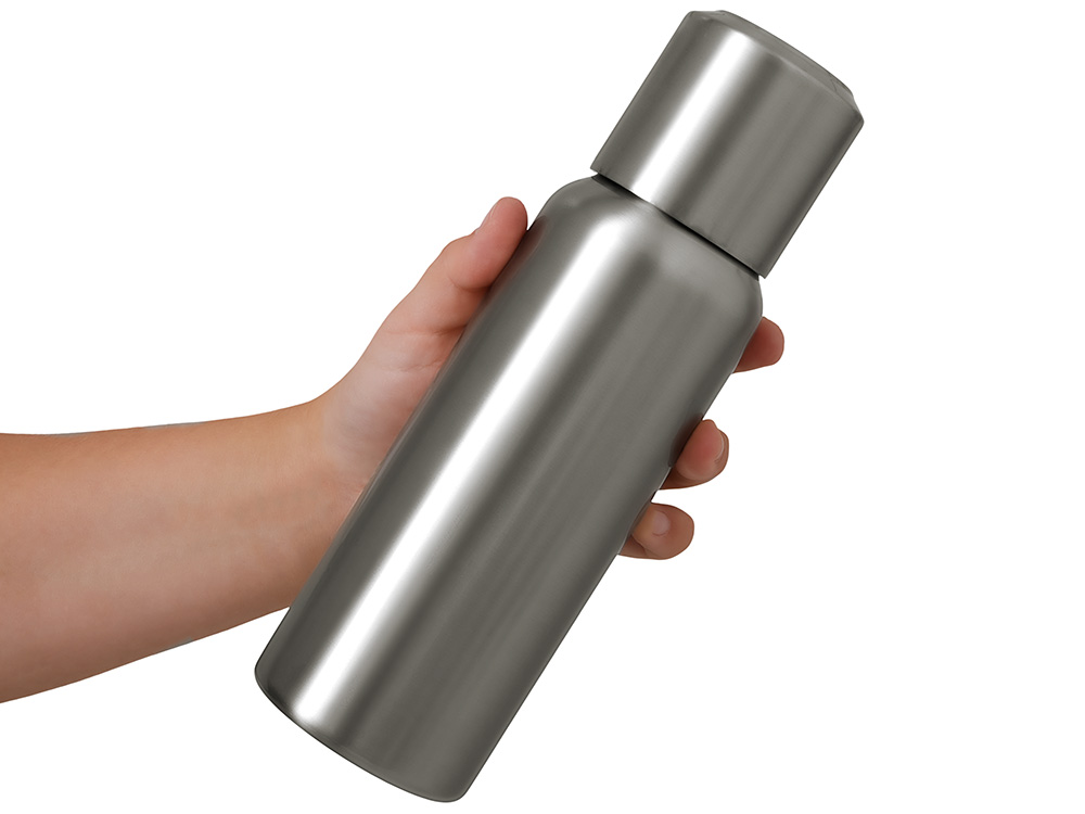 Вакуумный термос c магнитной крышкой Magne, 500 мл, серебристый