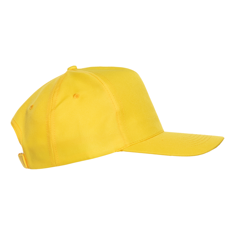 Бейсболка STAN 5 клиньев полиэстер 150, 10P, Жёлтый,  (12/1)  (56-58/ONE SIZE)