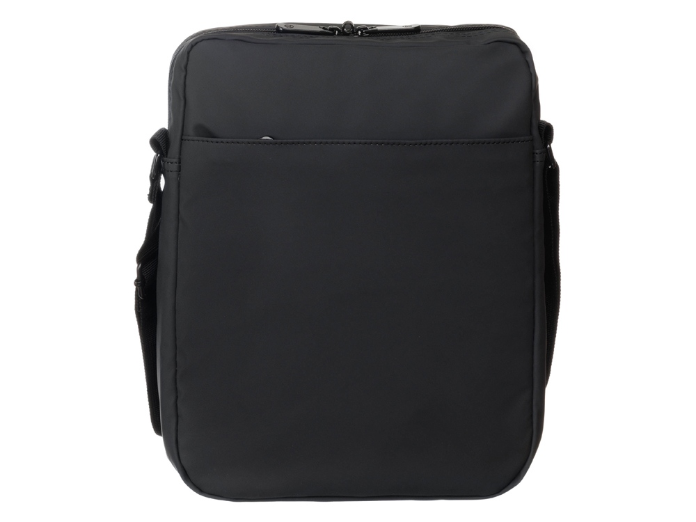 Сумка кросс-боди TORBER, черный/серый, полиуретан, 28 х 21 х 6 см