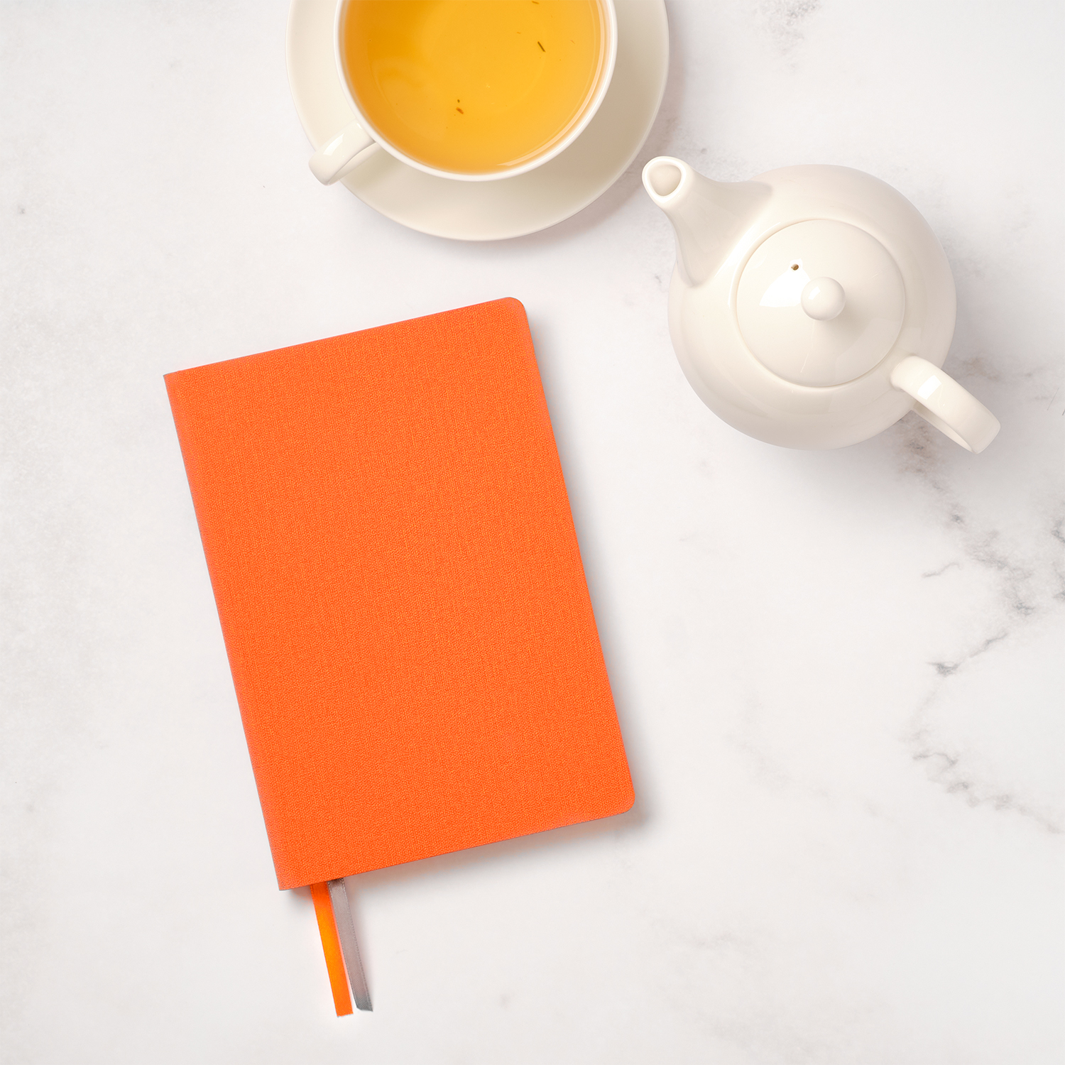 Ежедневник Твид (Tweed) недатированный, оранжевый