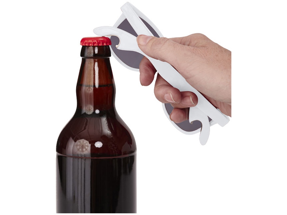 Солнцезащитные очки-открывашка, белый