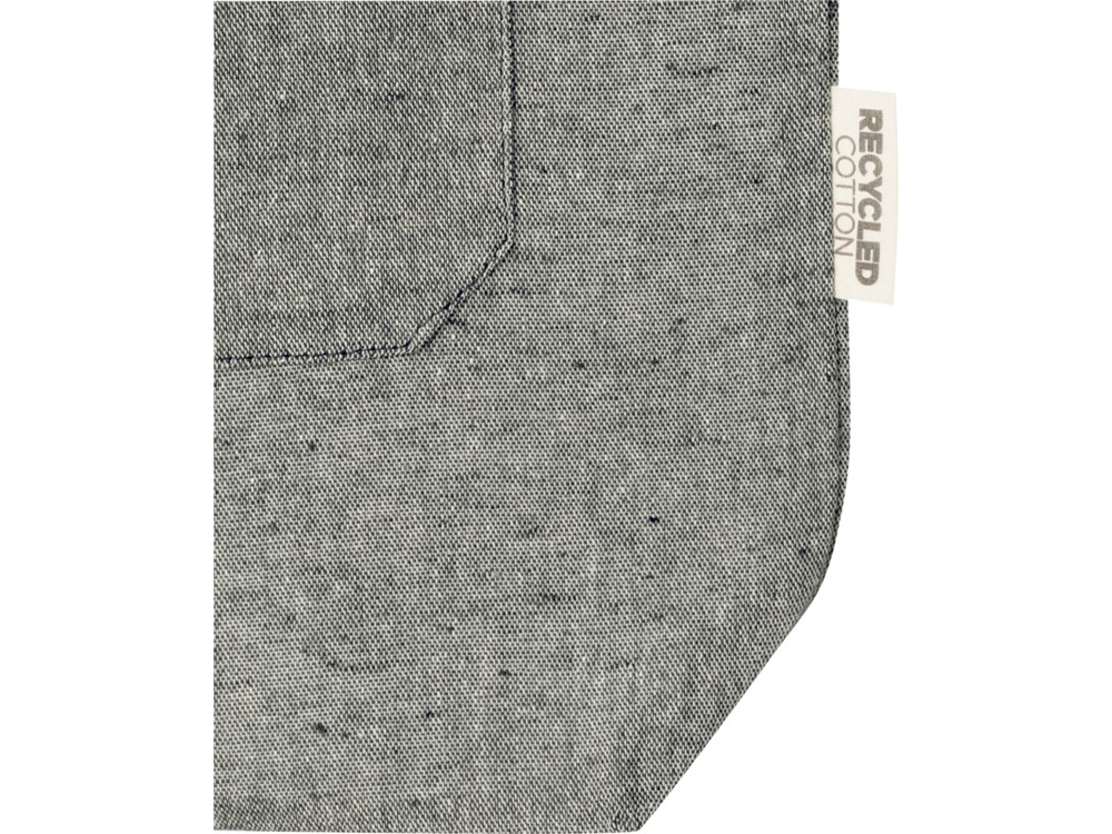 Эко-сумка Pheebs объемом 9 л из переработанного хлопка плотностью 150 г/м2 с передним карманом, heat