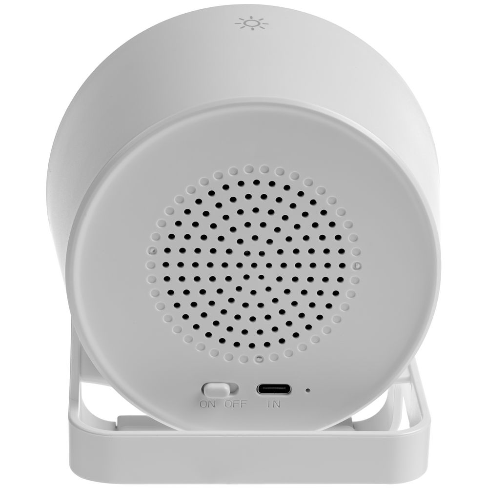 Лампа с колонкой и беспроводной зарядкой moonLight фото на сайте Print Logo.