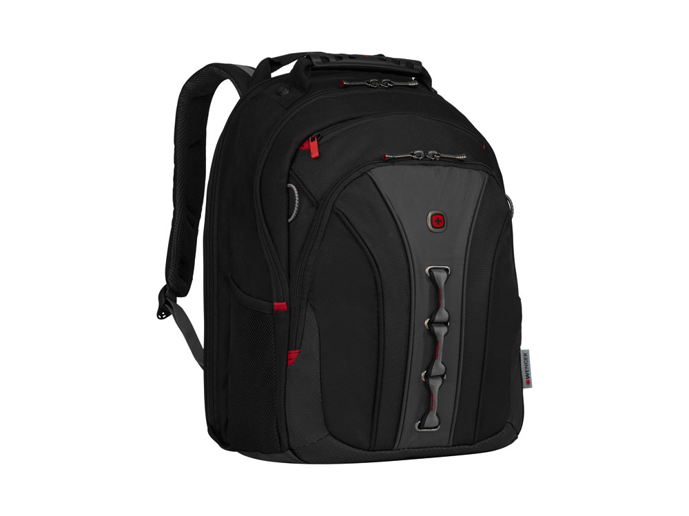 Рюкзак Legacy WENGER 16'', черный/серый, полиэстер/ПВХ, 35 x 25 x 45 см, 21 л