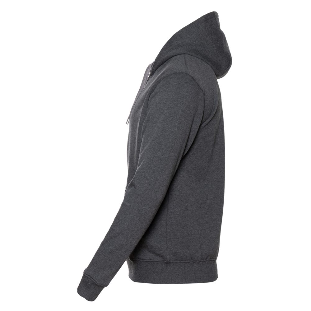 Толстовка мужская STAN с капюшоном на молнии футер с начёсом 280, 17, Тёмный меланж,  (60/1)  (52/XL)