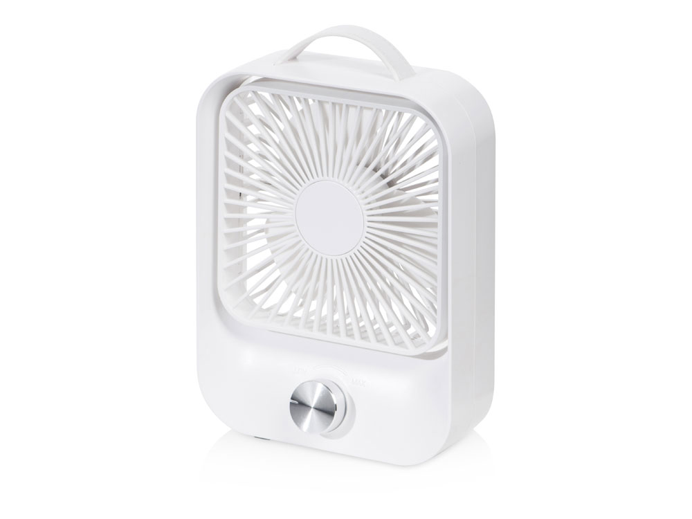 Настольный вентилятор с плавным регулированием скорости Circa с логотипом Evolt | Print Logo