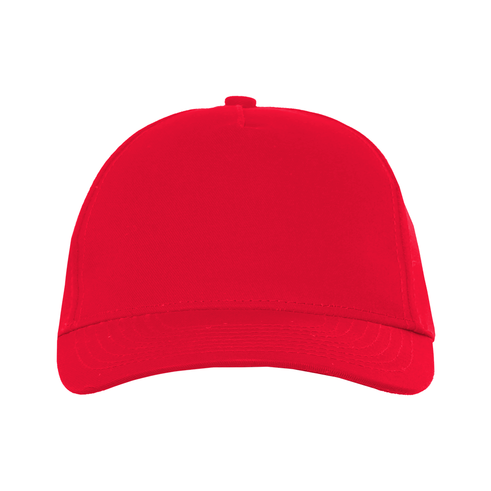 Детская бейсболка STAN 5 клиньев хлопок 150, 10J, Красный,  (14)  (52-54/ONE SIZE)