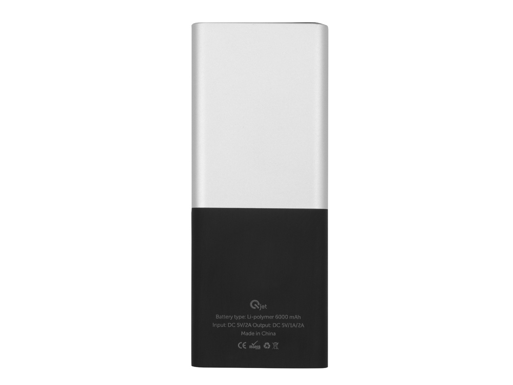 Портативное зарядное устройство с подсветкой логотипа Quark, 6000 mAh