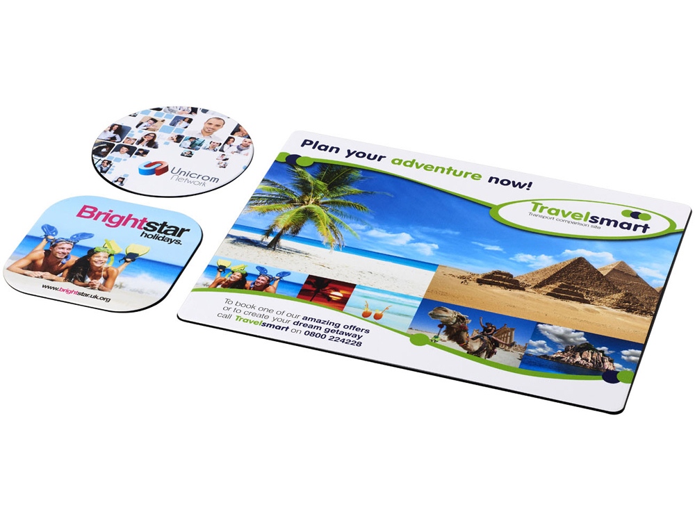 Комплект Brite-Mat из коврика для мыши и подставки 1