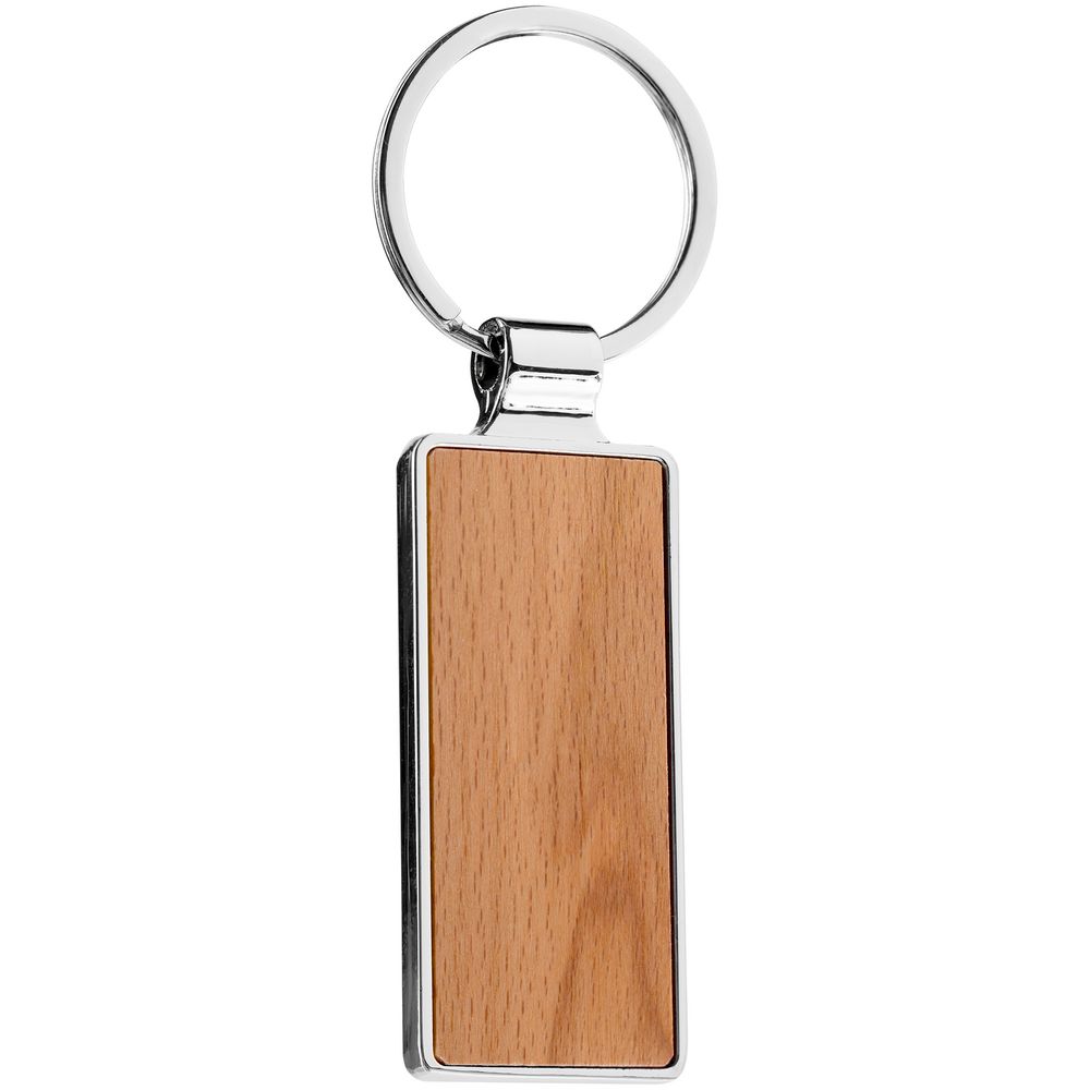 Брелок Wood Rectangle фото на сайте Print Logo.