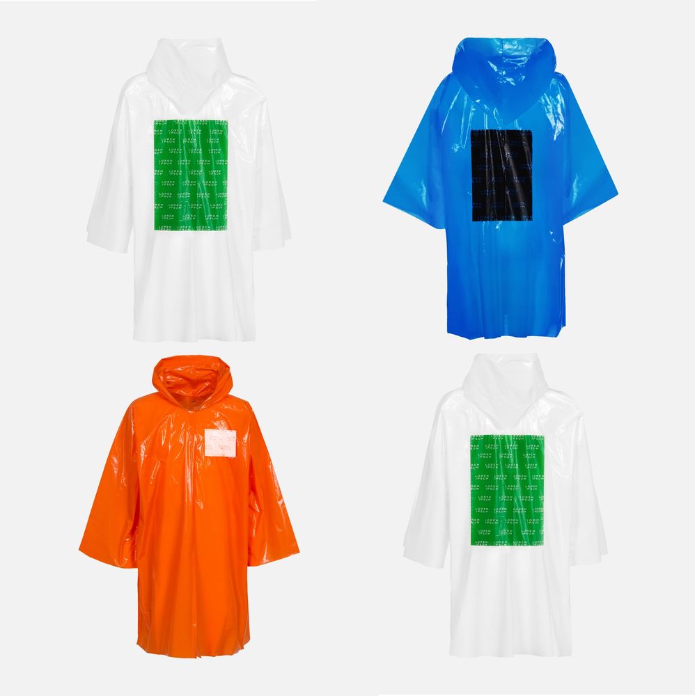 Дождевик-плащ BrightWay с печатью в один цвет на заказ