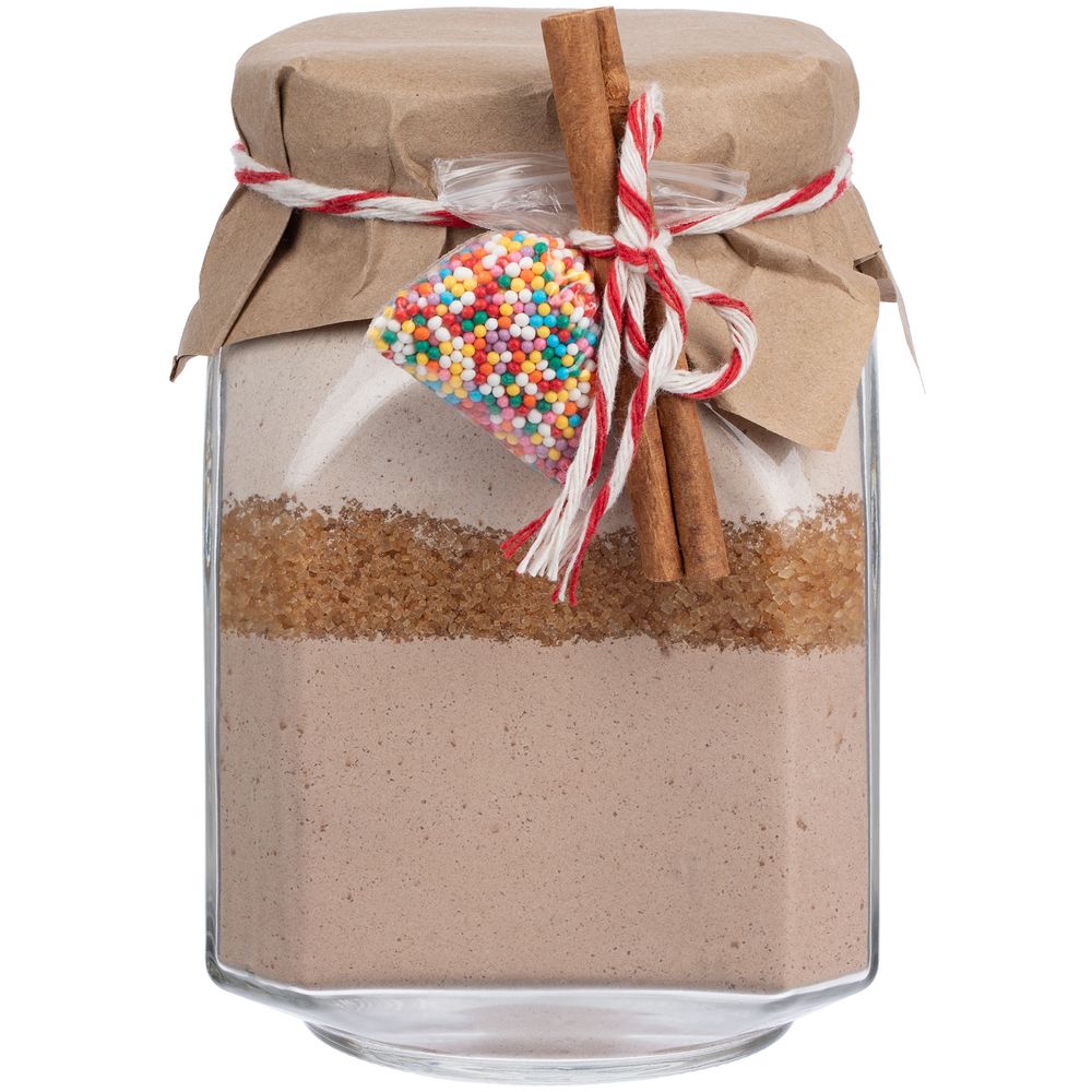 Смесь для выпечки имбирных пряников Gingerbread — пример нанесения логотипа (сделано в России) | Print Logo