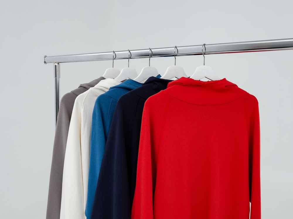 Худи Vozduh, красное, размер XL