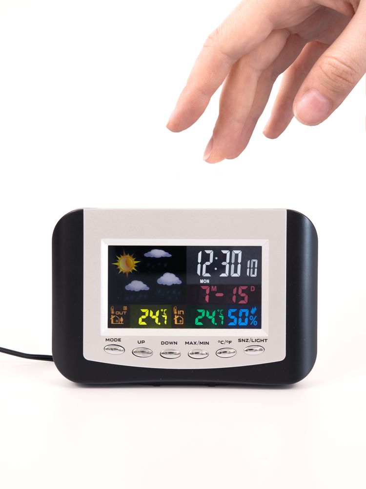 Метеостанция Uniscend Foreteller с внешним датчиком фото на сайте Print Logo.