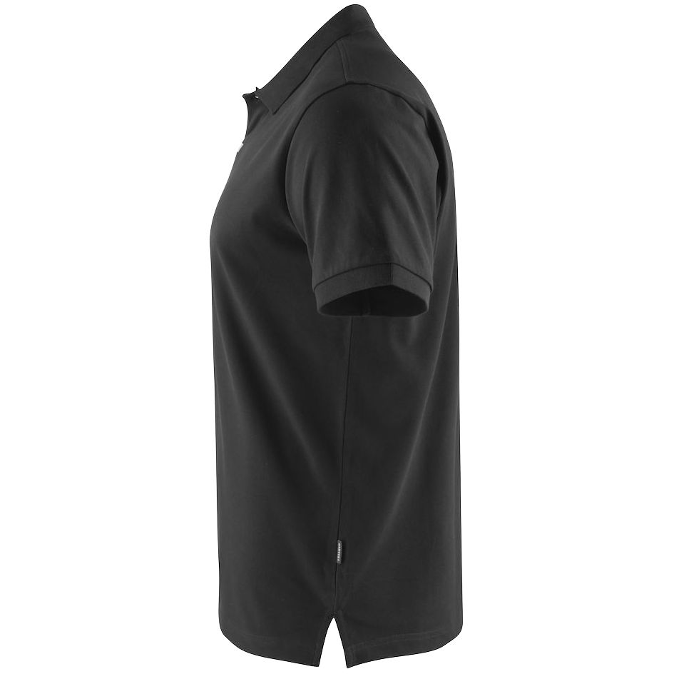 Рубашка поло мужская Sunset черная, размер XXL