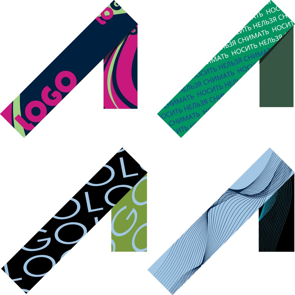 Шарф на заказ Tricksy Classic Net, L фото на сайте  Print Logo.