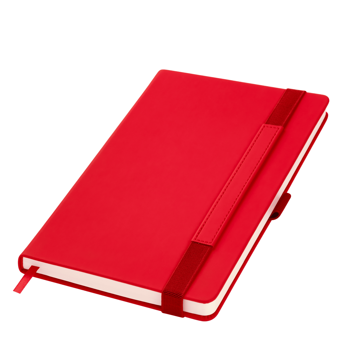 Ежедневник Альфа (Alpha) недатированный, красный/серый