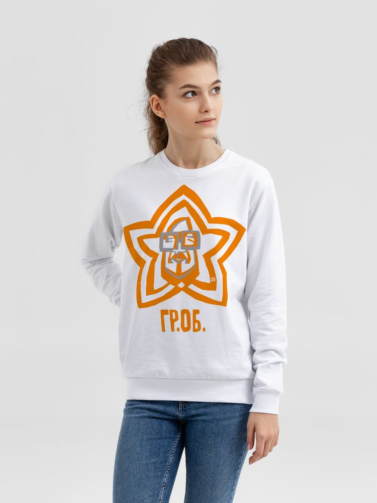 Свитшот «Меламед. Егор Летов» — пример нанесения логотипа (Author's) | Print Logo