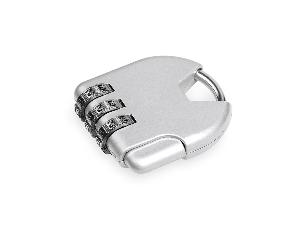 CLAVIS. Замок с числовой комбинацией, Сатин серебро