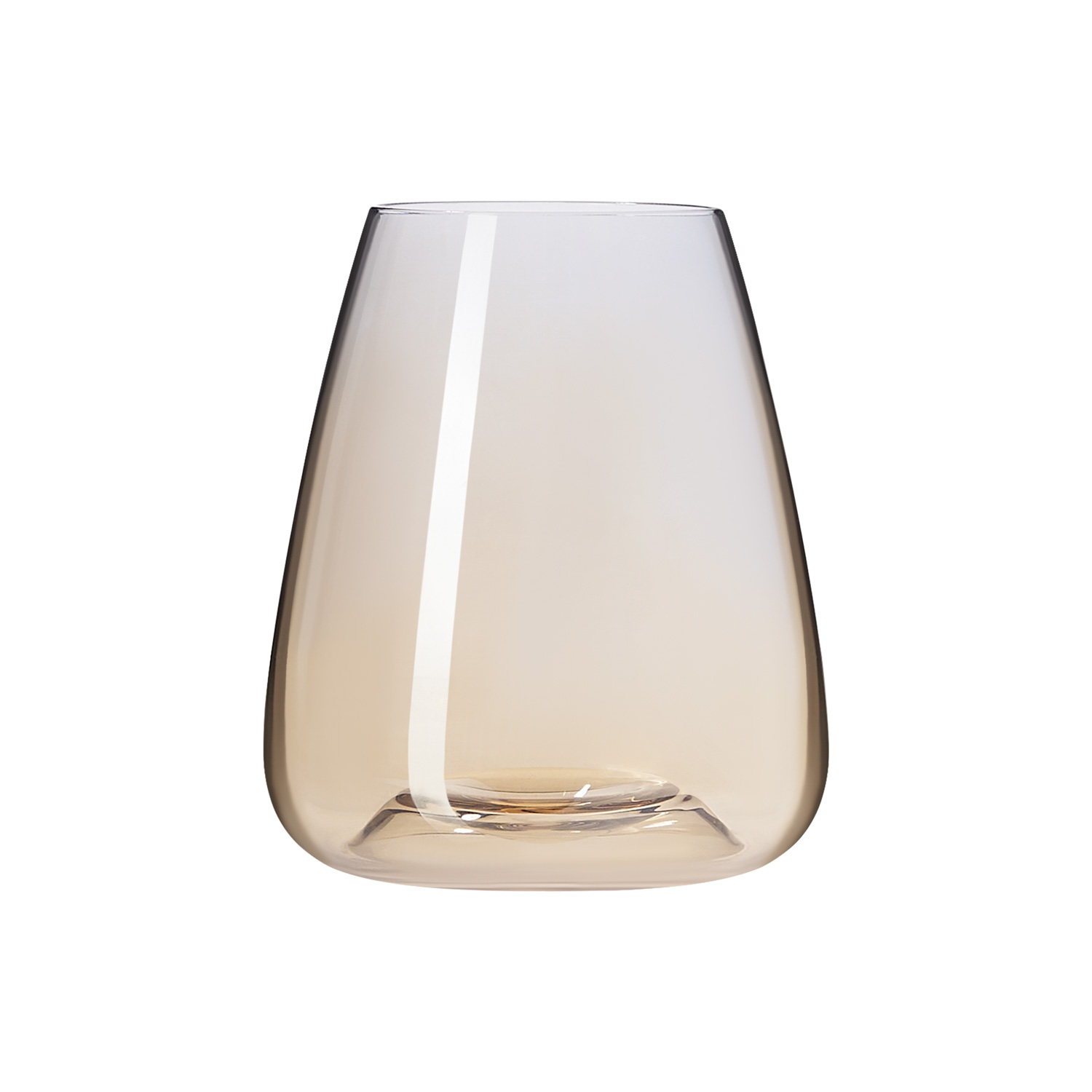 Стакан для воды Ницца (Nizza), градиент дымчато-золотой фото на сайте Print Logo.