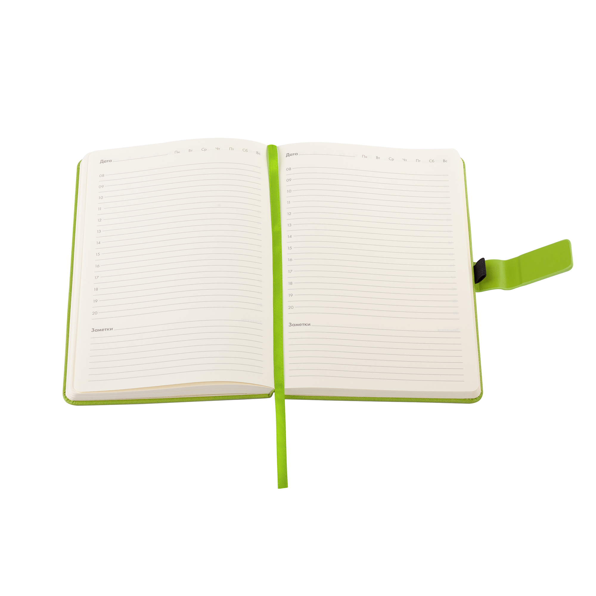 Ежедневник недатированный "Монти", формат А5, бирюзовый