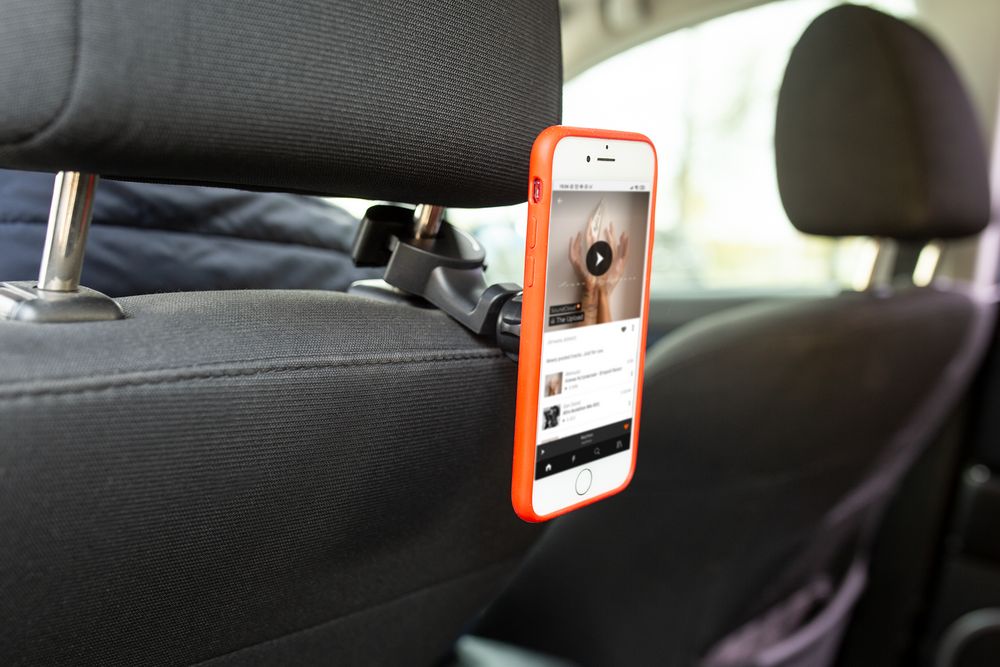 Магнитный держатель на подголовник Crook фото на сайте Print Logo.