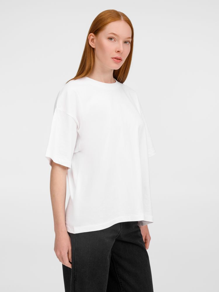 Футболка оверсайз унисекс Legacy, белая, размер S