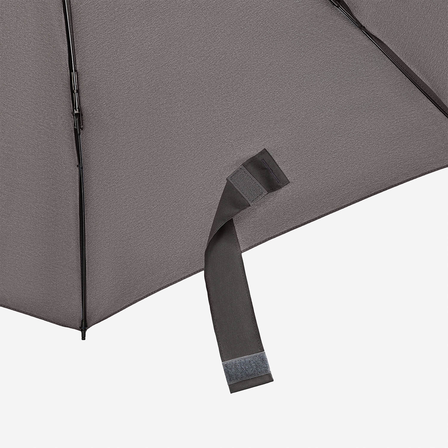 Зонт обратного сложения Olymp, серый