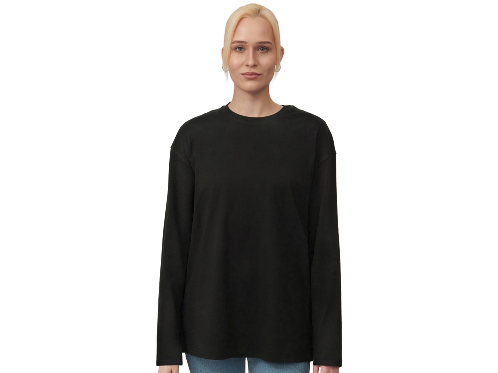 Лонгслив оверсайз Berlin унисекс, черный