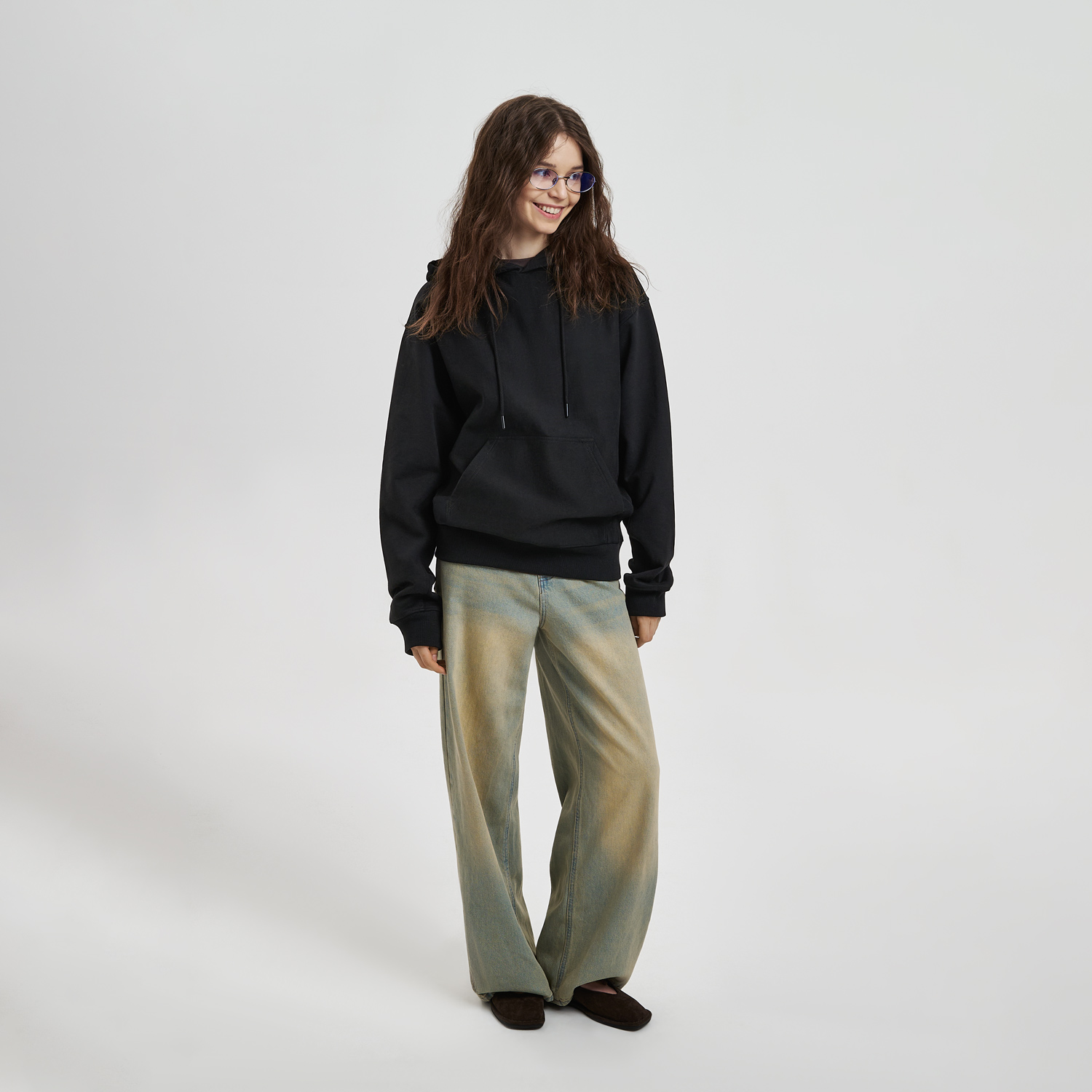 Худи релакс унисекс Адвенче (Adventure), черный