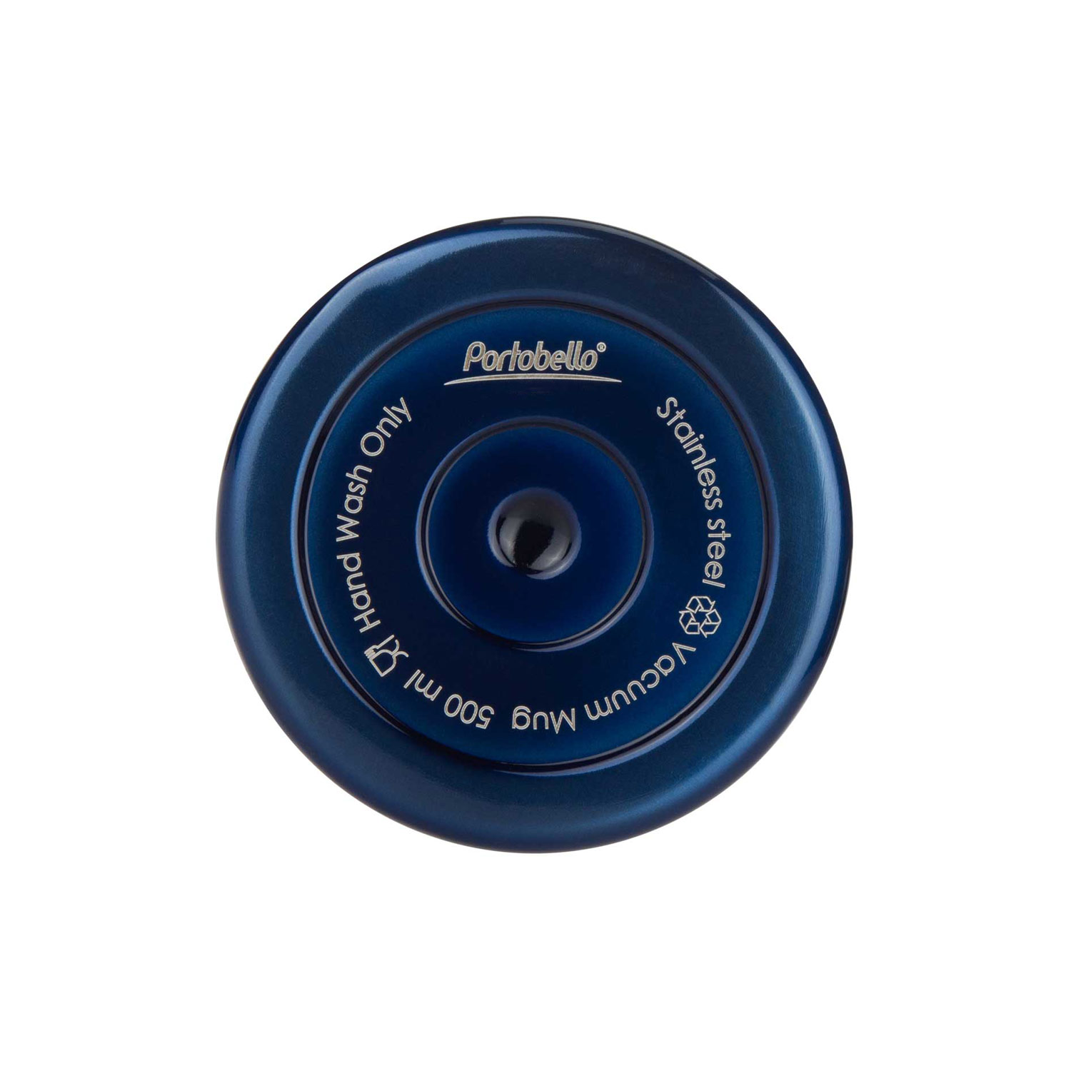 Термокружка вакуумная Поло (Polo), синяя