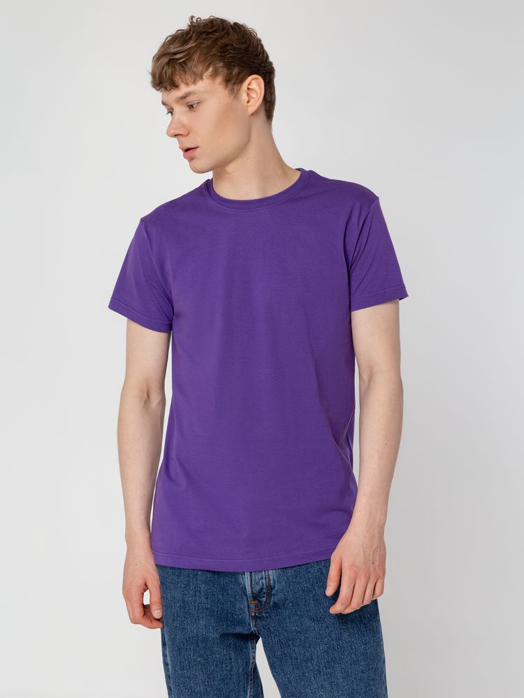 Футболка унисекс T-bolka 160, фиолетовая, размер XXXL