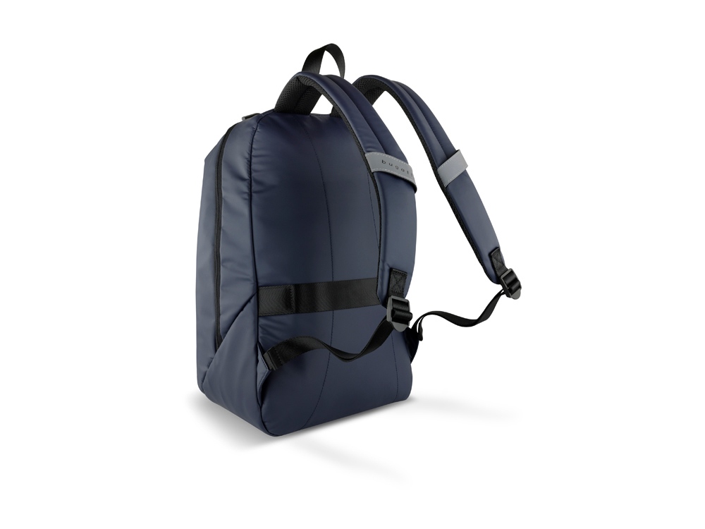 Рюкзак BUGATTI БЛАНК | BLANC 15'', синий, тарпаулин/полиэстер, 32х15,5х45 см
