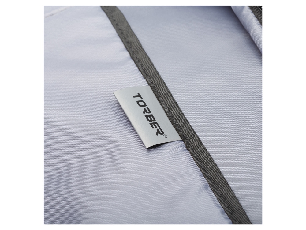 Рюкзак TORBER МЕГАПОЛИС с отделением для ноутбука 15, чёрный, полиэстер, 46 х 32 x 13 см