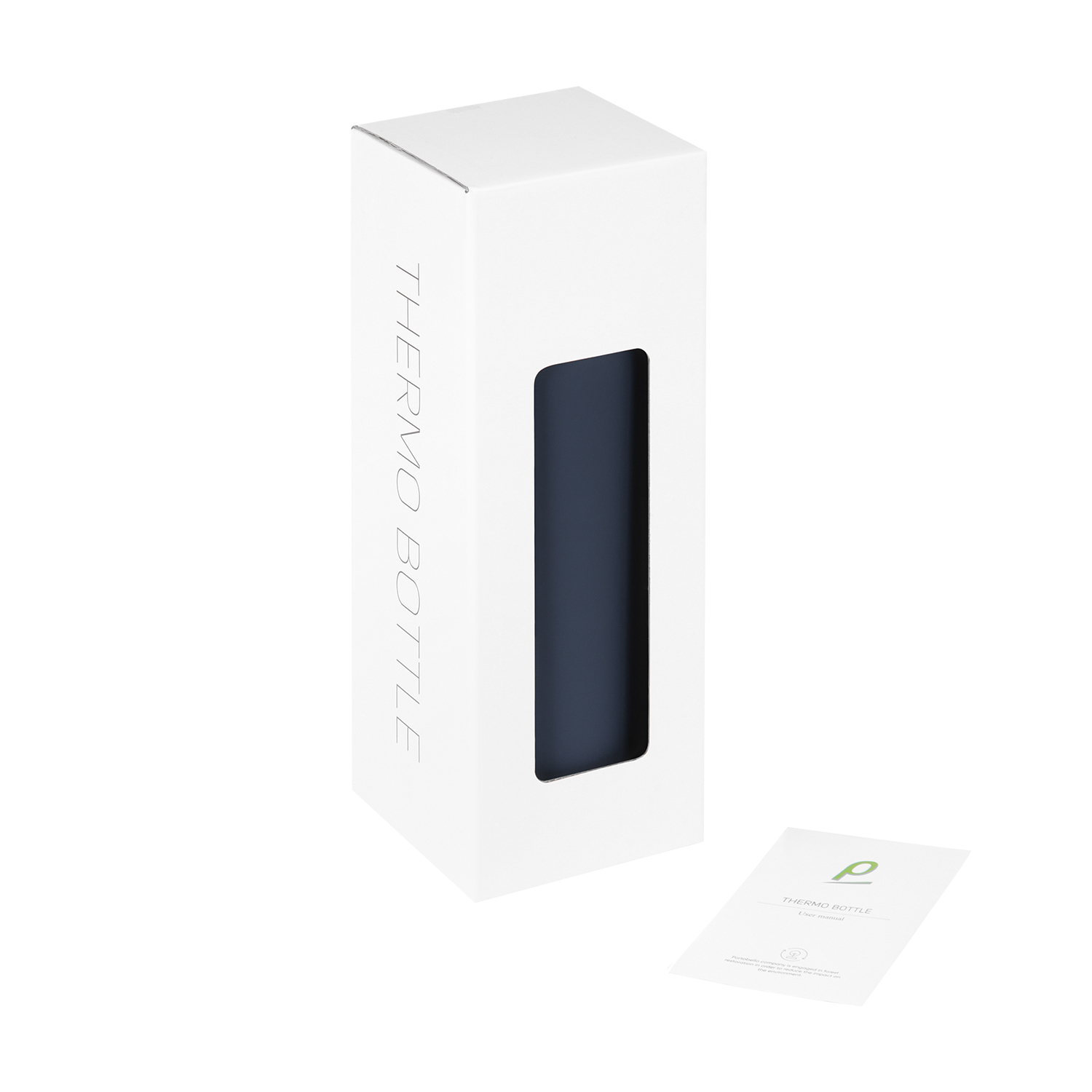 Термобутылка вакуумная герметичная Прима (Prima), синяя