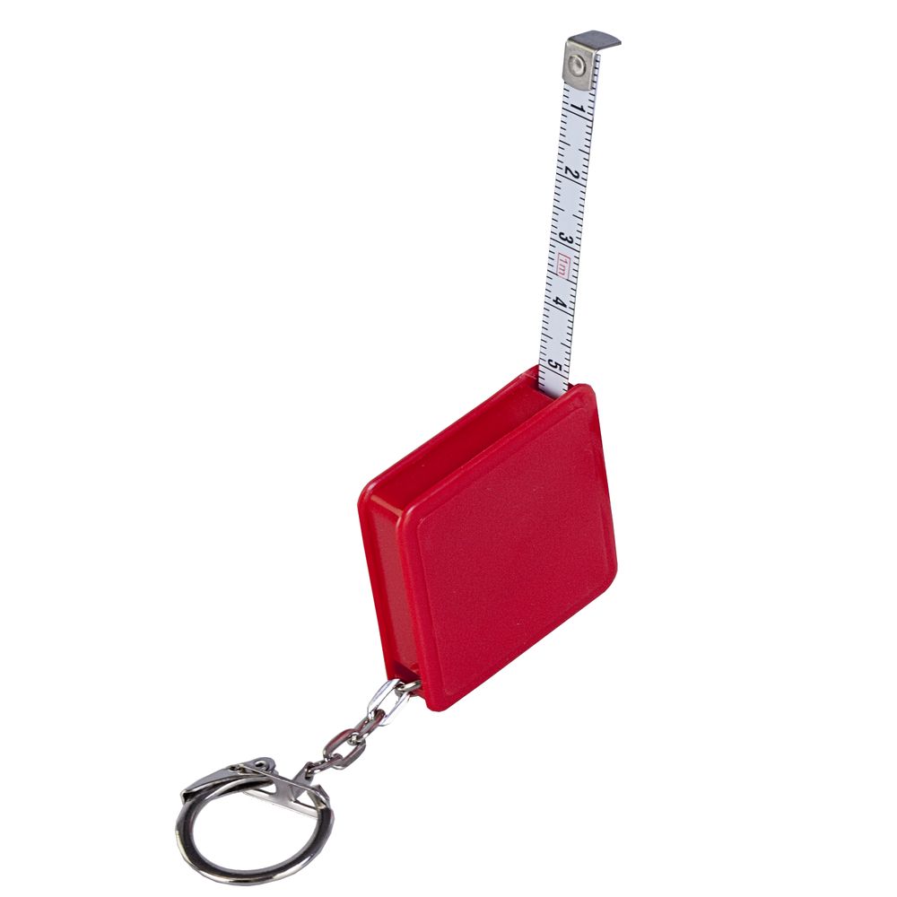Брелок Square с рулеткой 1 м фото на сайте Print Logo.