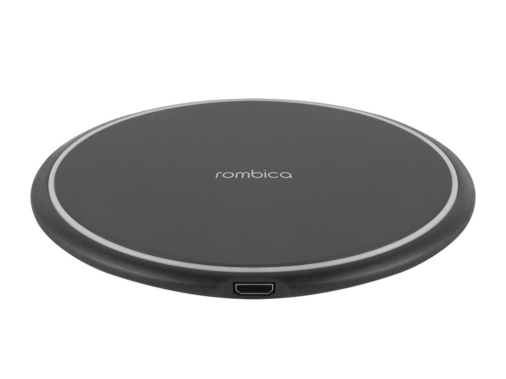 Беспроводное зарядное устройство NEO Spirit Quick с логотипом Rombica | Print Logo