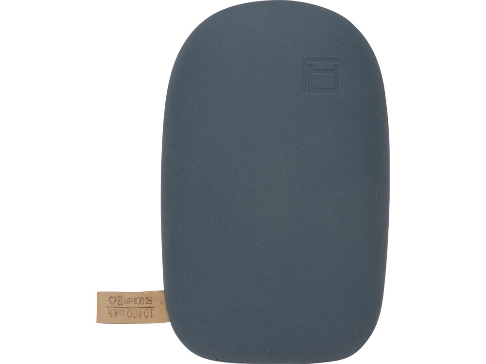 Внешний аккумулятор в форме камня Stone, 10400 mAh, темно-серый