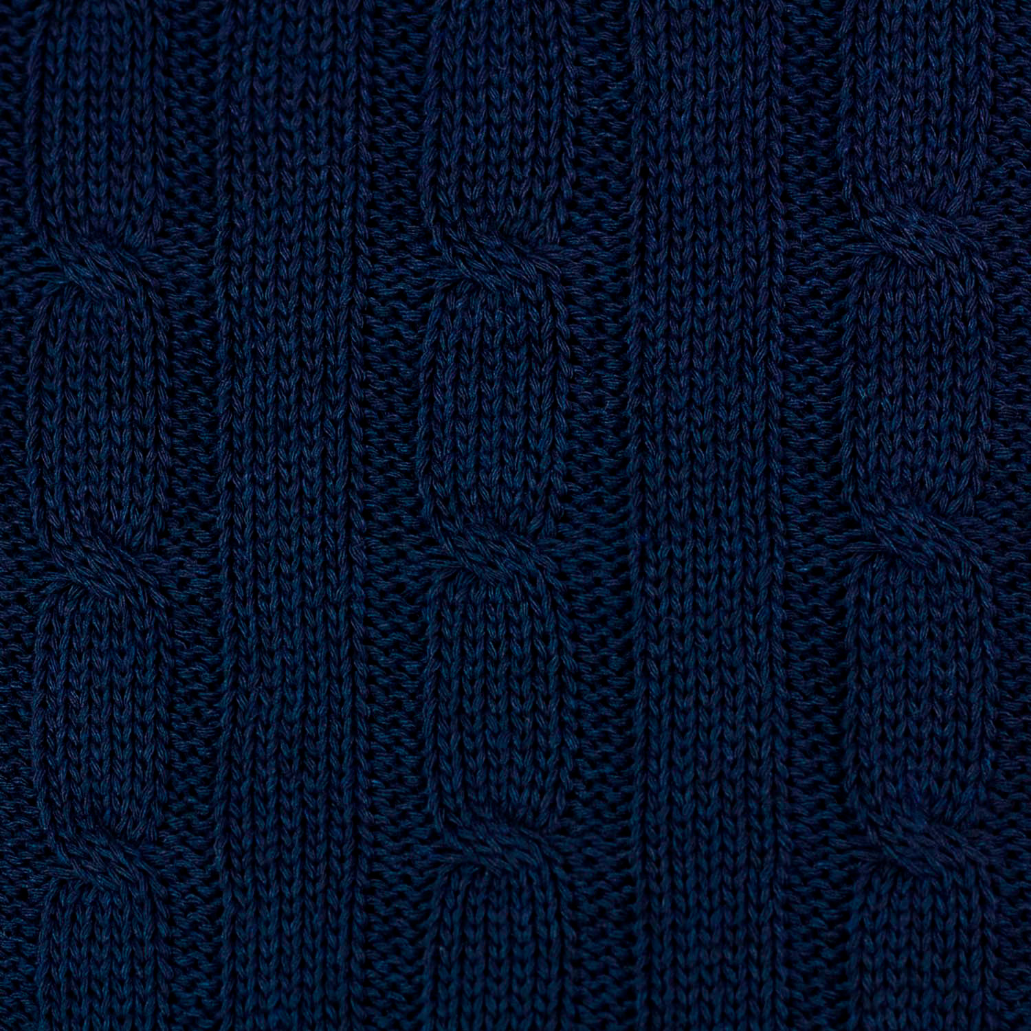 Плед Фадо (Fado) вязаный, синий (без подарочной коробки)