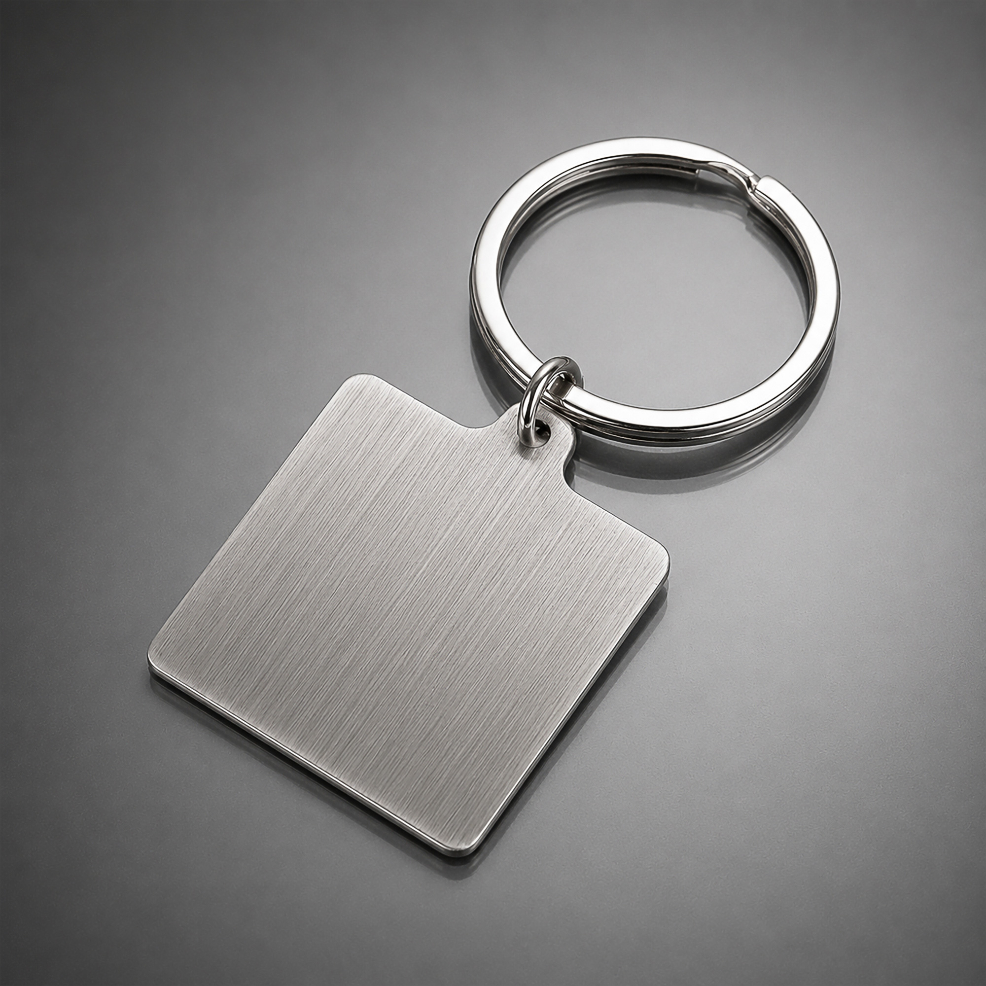 Брелок Steel SQR с логотипом  | Print Logo