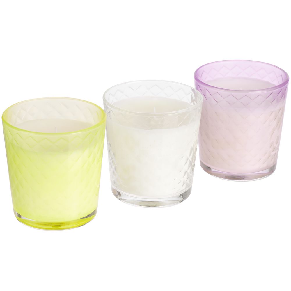 Свеча ароматическая Ristoro, сиреневая фото на сайте Print Logo.