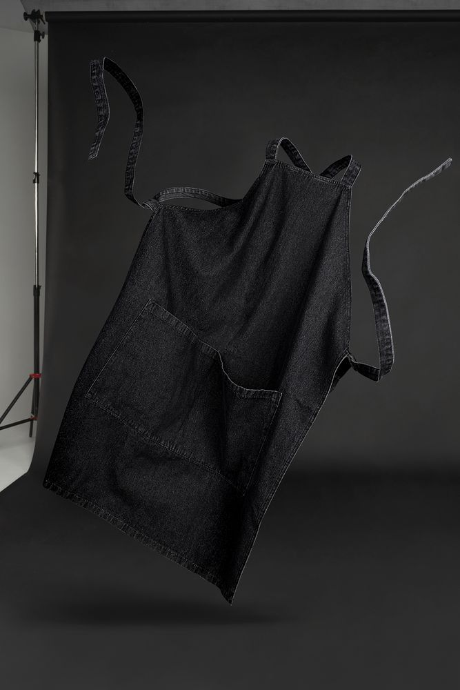 Фартук джинсовый E2 с логотипом  | Print Logo