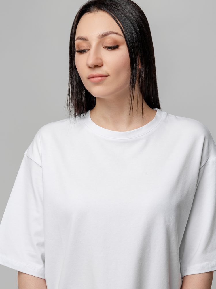 Футболка унисекс оверсайз Street Vibes, молочно-белая, размер M/L