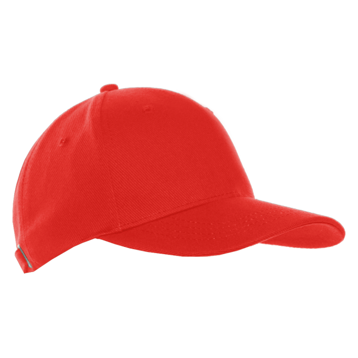 Бейсболка STAN 5 клиньев хлопок 330, 01, Красный,  (14)  (56-58)