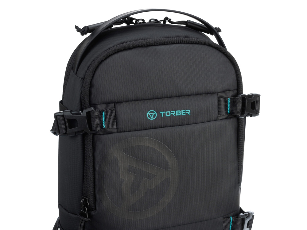 Рюкзак на одно плечо TORBER ЭКСТРИМ, чёрный, 20 х 8 х 31 см, 5л